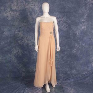 CHRISTINA WU Formal Dress Blush Pink GOWN Bridesmaid Prom Sz 8